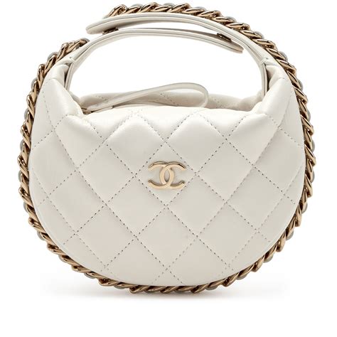 chanel pouch with chain